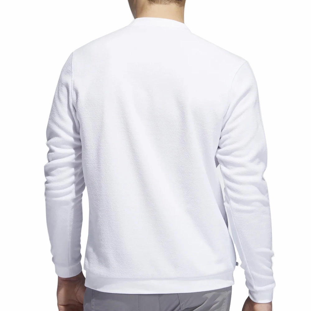 windproof Business casual adidas Core Crew Neck Pullover - White