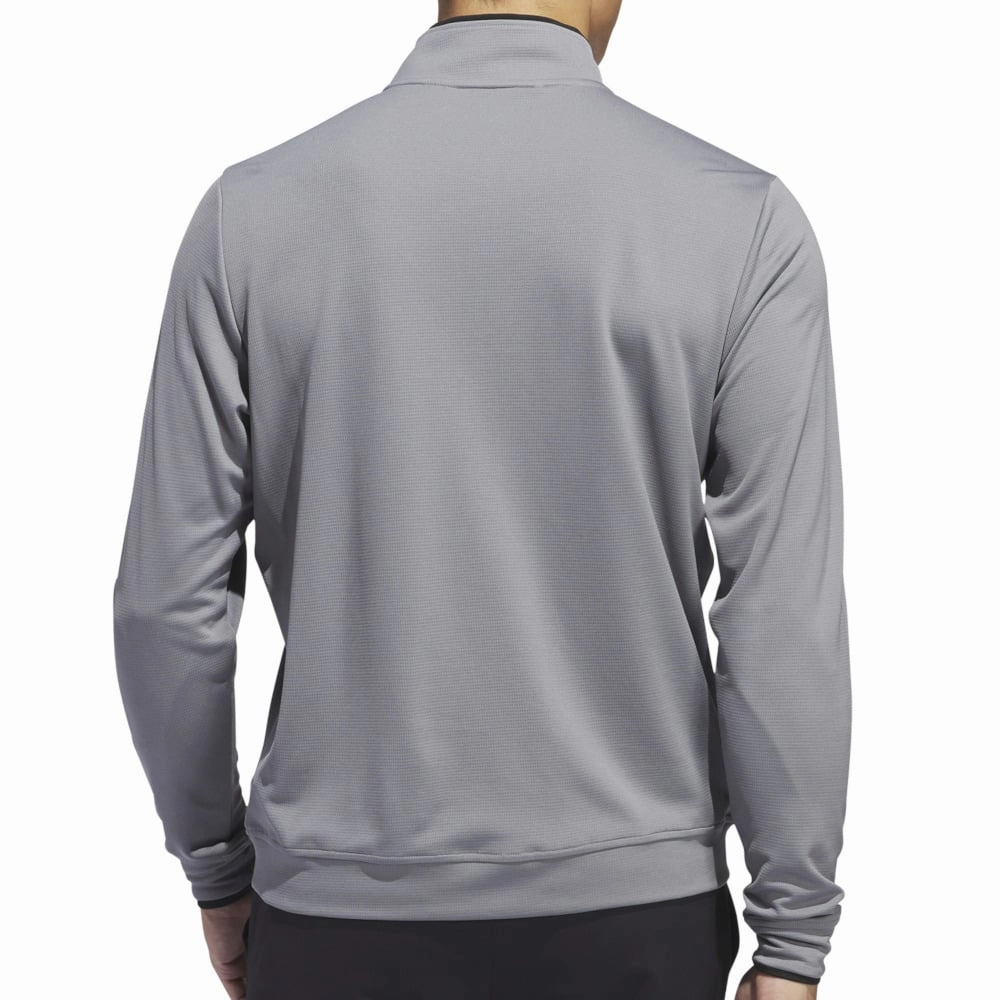 Pullover Minimalist Design adidas Core Lightweight 1/4 Zip Pullover - Grey Three
