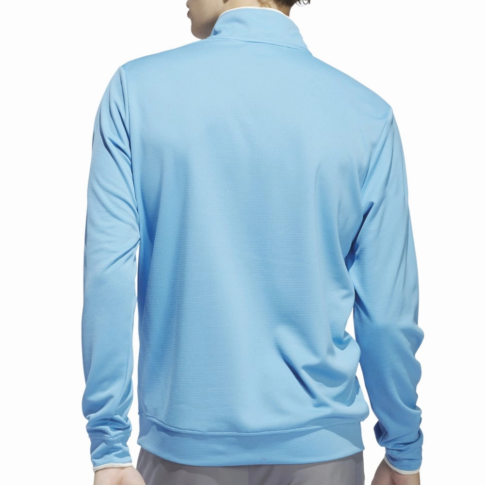 adidas Core Lightweight 1/4 Zip Pullover - Semi Blue Burst Unisex Appeal Casual Elegance