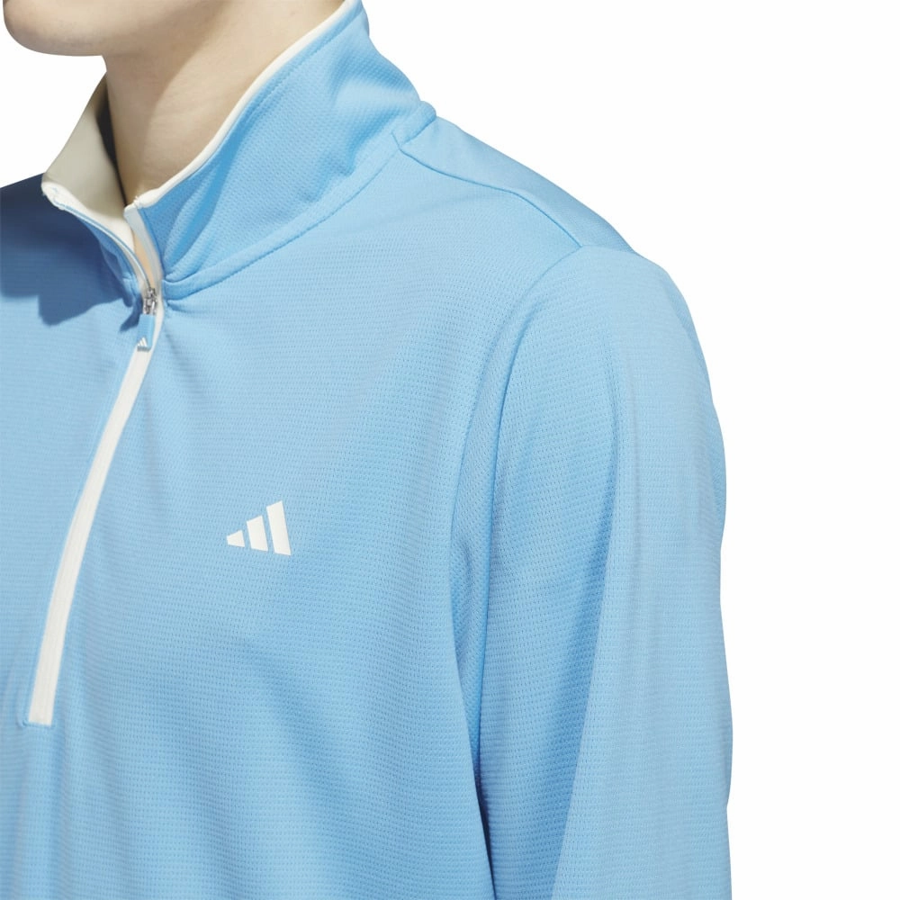 Cozy Street adidas Core Lightweight 1/4 Zip Pullover - Semi Blue Burst
