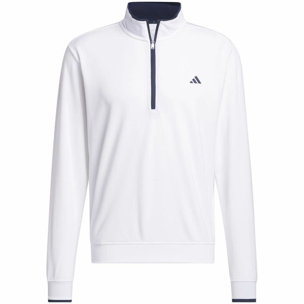 Fat product sporty appeal adidas Core Lightweight 1/4 Zip Pullover - White