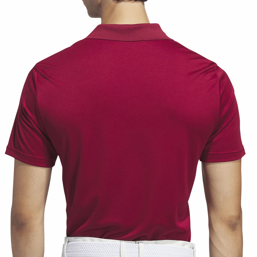 adidas Core Performance Primegreen Polo - Collegiate Burgundy Oversized Fit