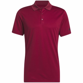 hiking clothes Stylish Layering adidas Core Performance Primegreen Polo - Collegiate Burgundy