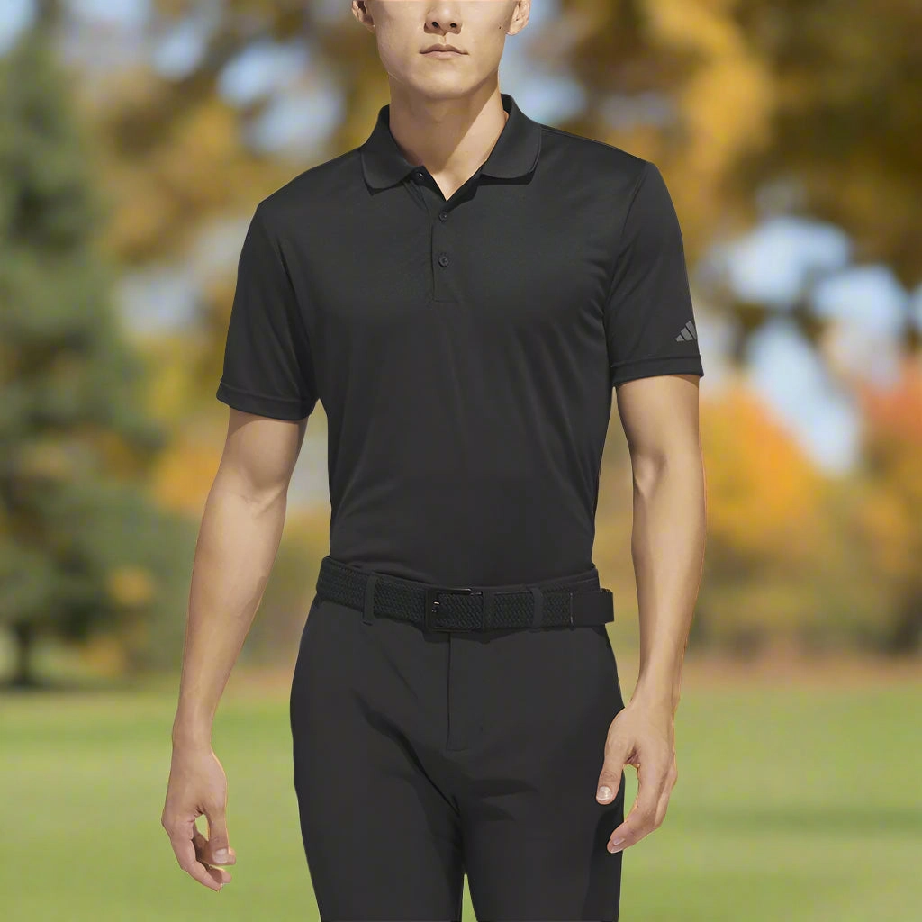 Unique Design adidas Core Performance Primegreen Polo Shirt - Black