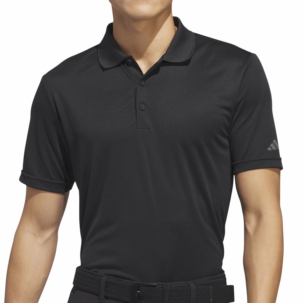 Wrinkle Resistant Comfortable Shape adidas Core Performance Primegreen Polo Shirt - Black