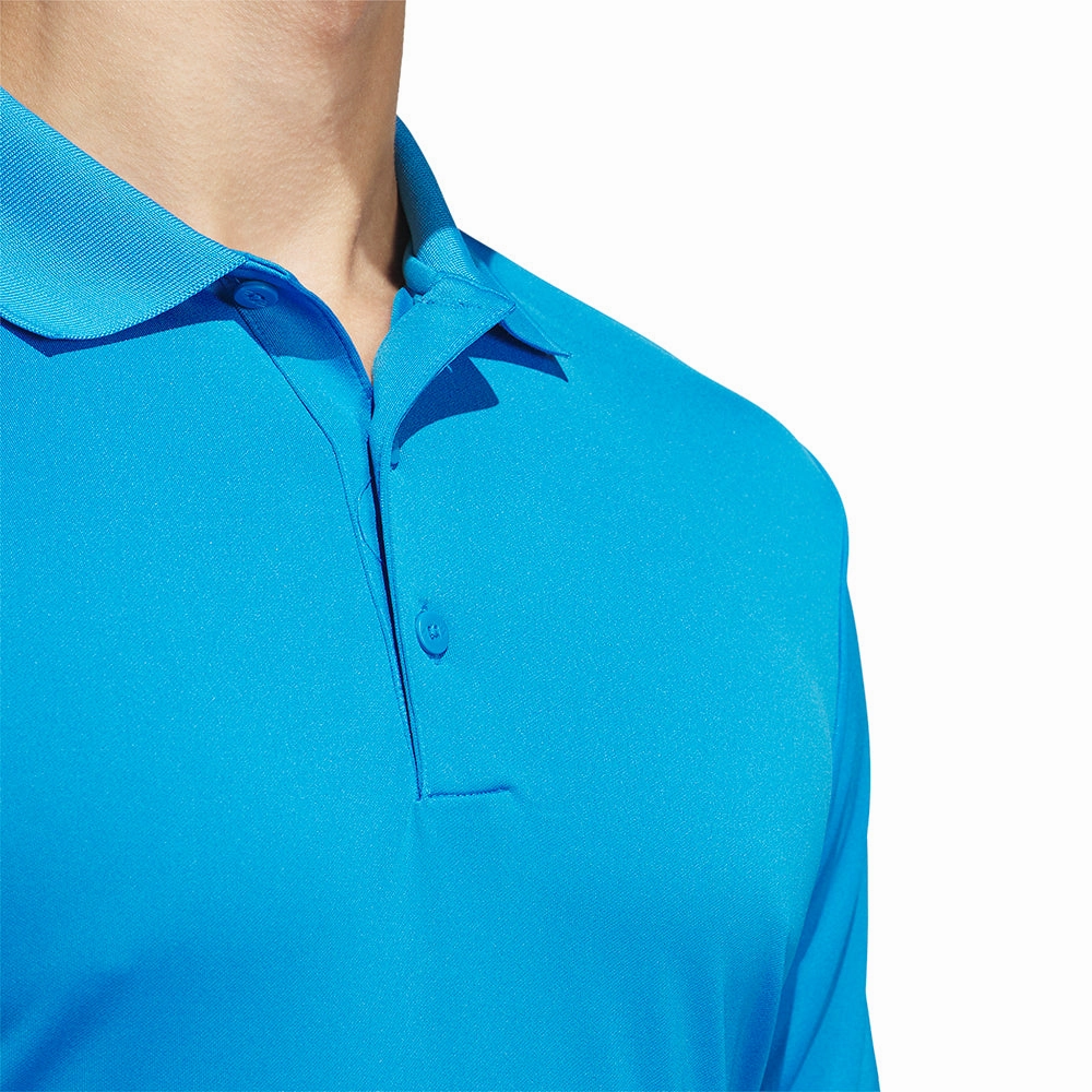 RibbedNeckBanding adidas Core Performance Primegreen Polo Shirt - Bright Blue