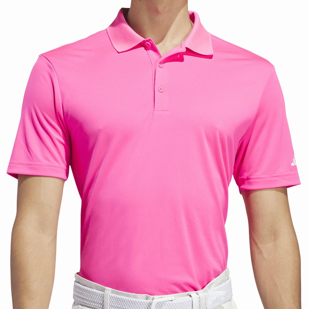 TemperatureControl Fabric Office Attire adidas Core Performance Primegreen Polo Shirt - Solar Pink