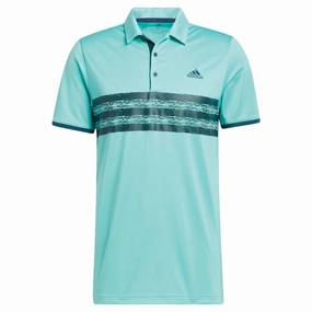 Flexible Weave adidas Core Polo Shirt - Acid Mint/Wild Teal