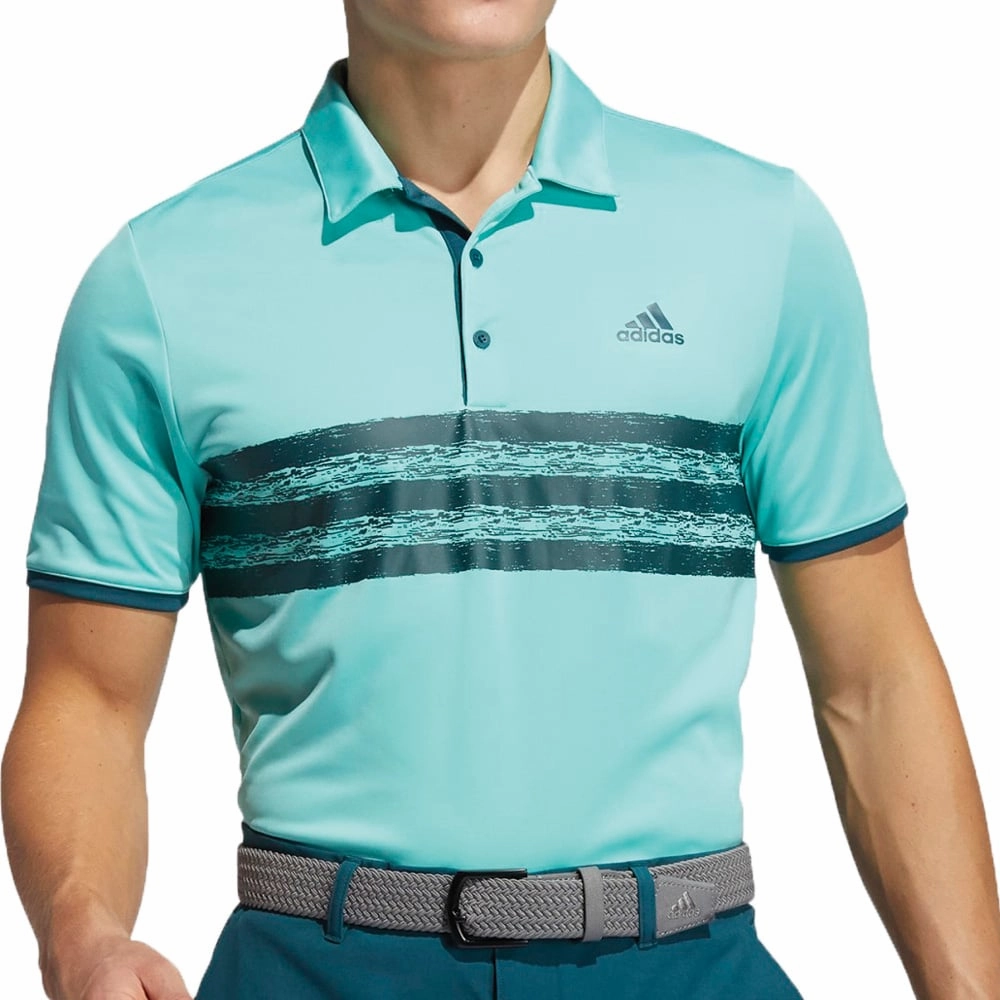 Adult sophistication adidas Core Polo Shirt - Acid Mint/Wild Teal