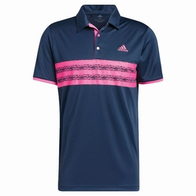 adidas Core Polo Shirt - Crew Navy/Screaming Pink Chic Wear black friday