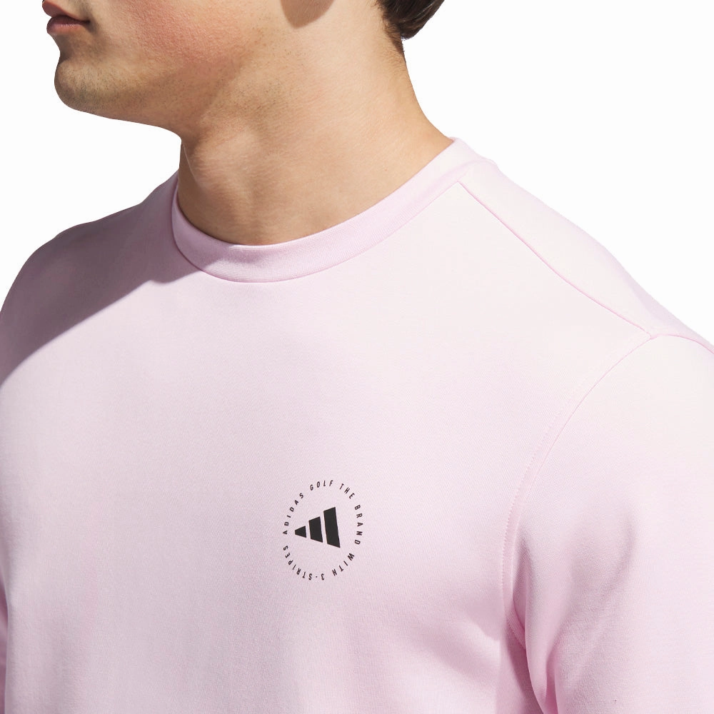 Cozy Texture Comfortable Wear adidas Crewneck Sweatshirt - Clear Pink