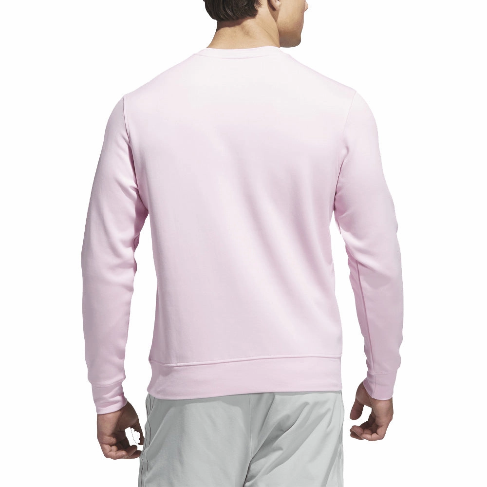 adidas Crewneck Sweatshirt - Clear Pink Lightweight Design Weekend Relaxed