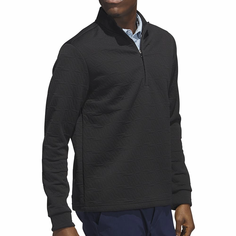adidas DWR 1/4 Zip Pullover - Black product semi formal grace