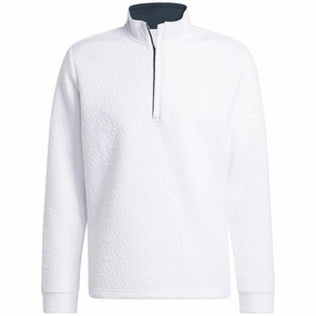 Daily Bold Outdoor Bold adidas DWR 1/4 Zip Pullover - White