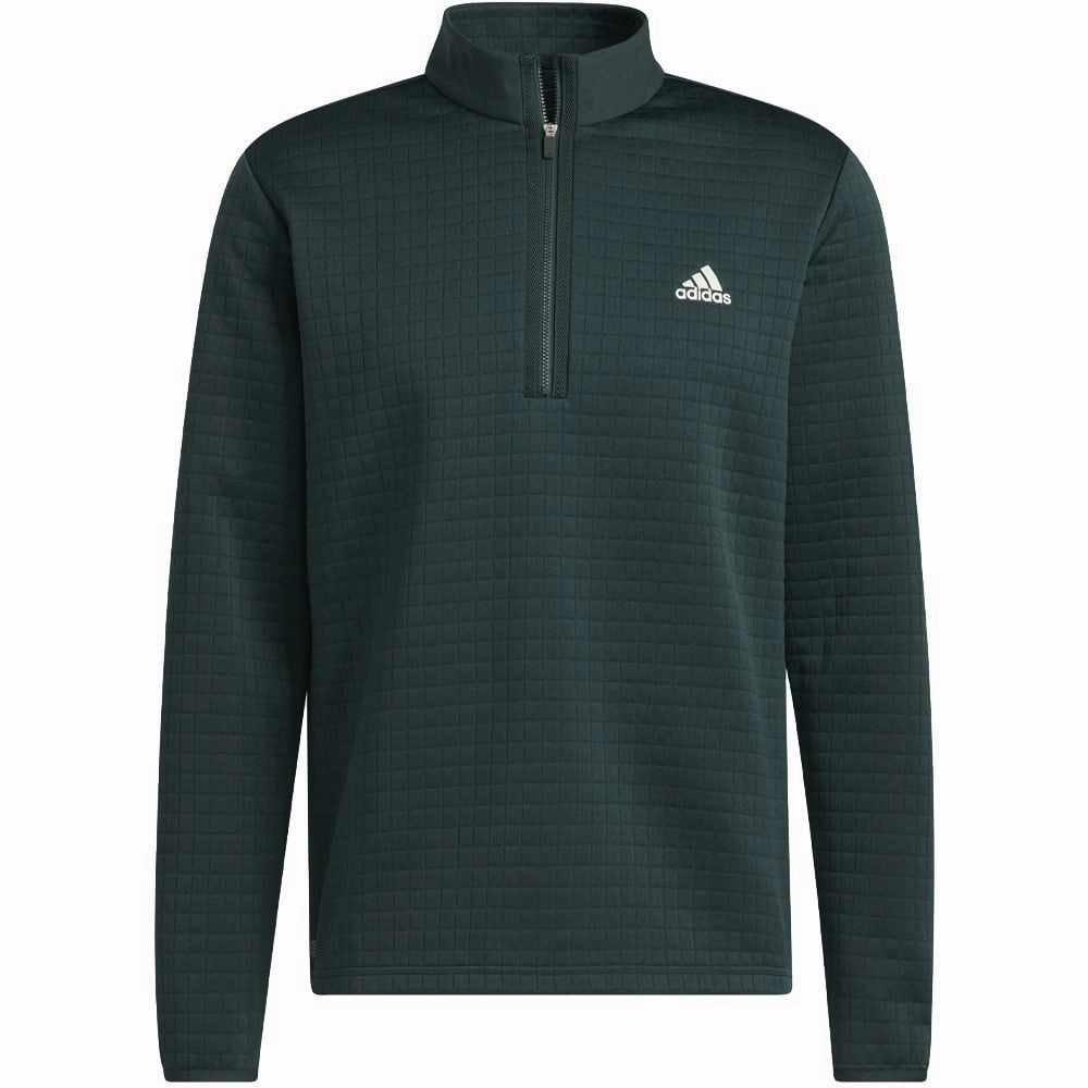 adidas DWR 22 1/4 Zip Pullover - Shadow Green Printed appropriate for work