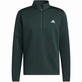 adidas DWR 22 1/4 Zip Pullover - Shadow Green Printed appropriate for work