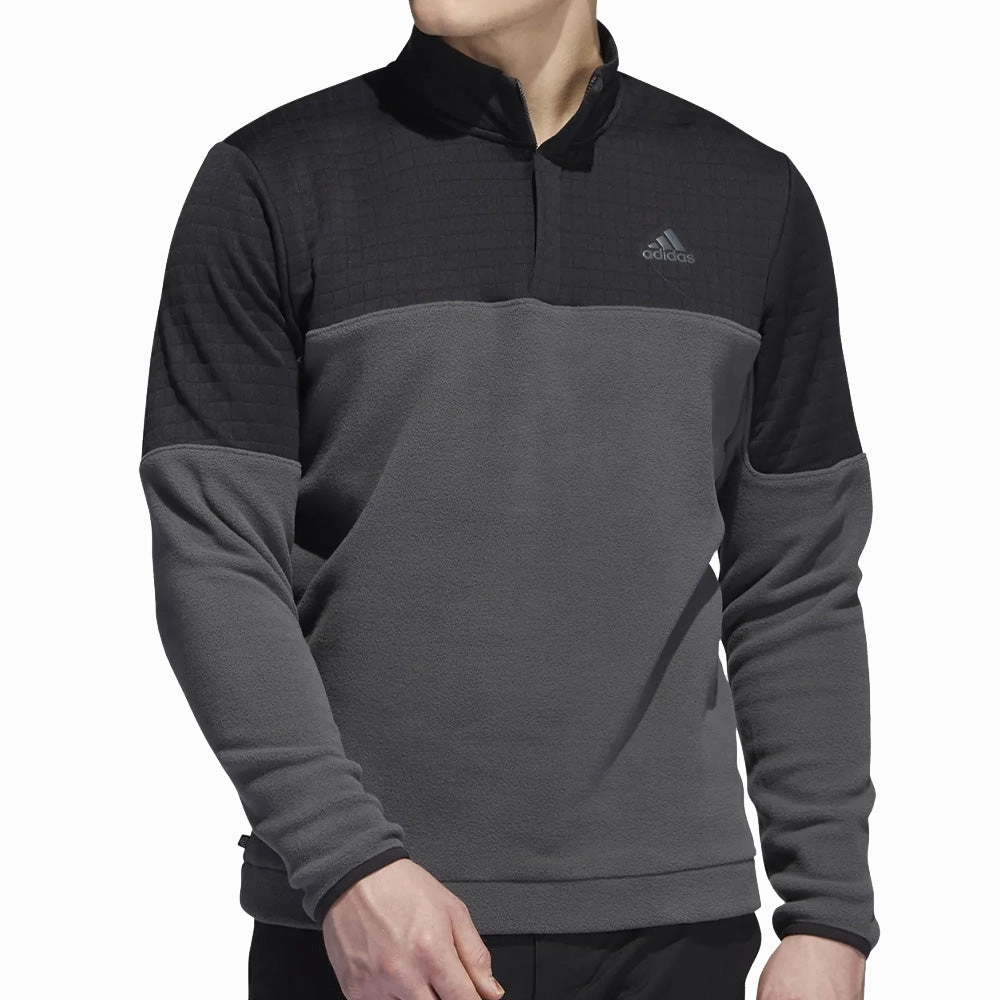 adidas DWR 22 Block 1/4 Zip Pullover - Black/Grey Six Lounge Fit Layered Fit