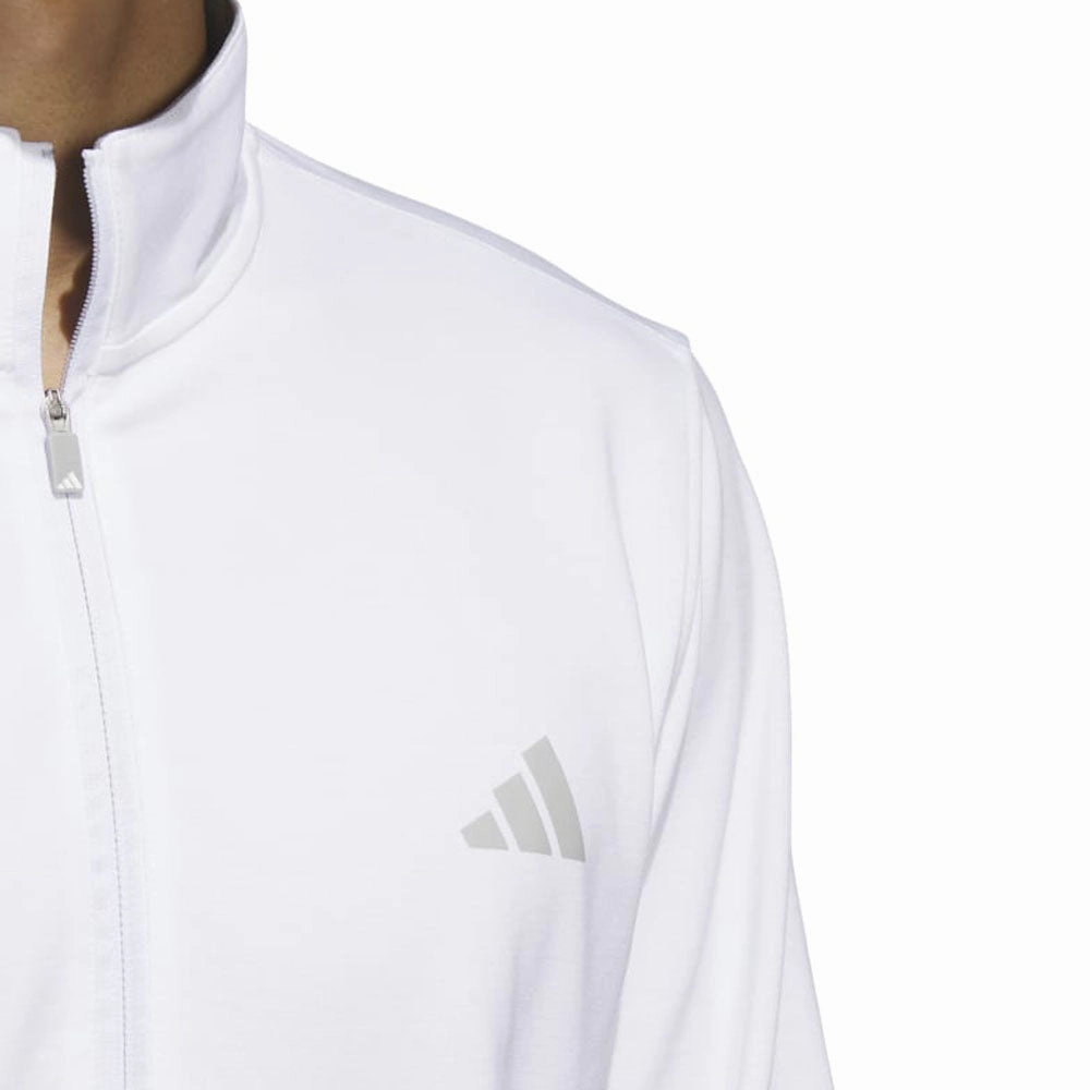 adidas Elevated 1/4 Zip Pullover - White product gym readiness eyewear accents