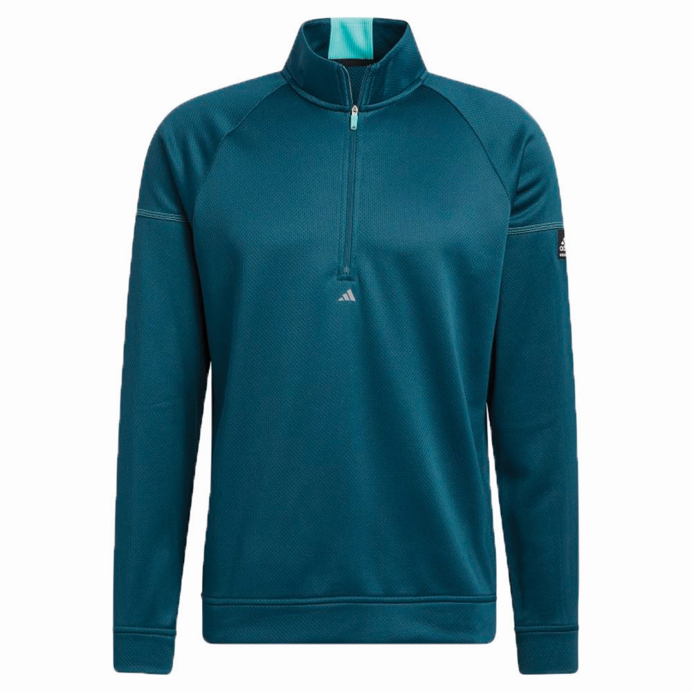 Modern Relaxed product party readiness adidas Equipment 1/4-Zip Pullover - Wild Teal