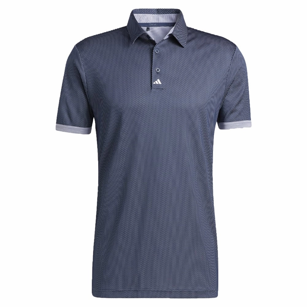 Unique Design adidas Equipment Two-Tone Mesh Polo - Crew Navy/White