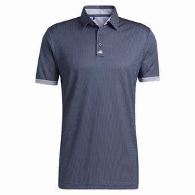Unique Design adidas Equipment Two-Tone Mesh Polo - Crew Navy/White