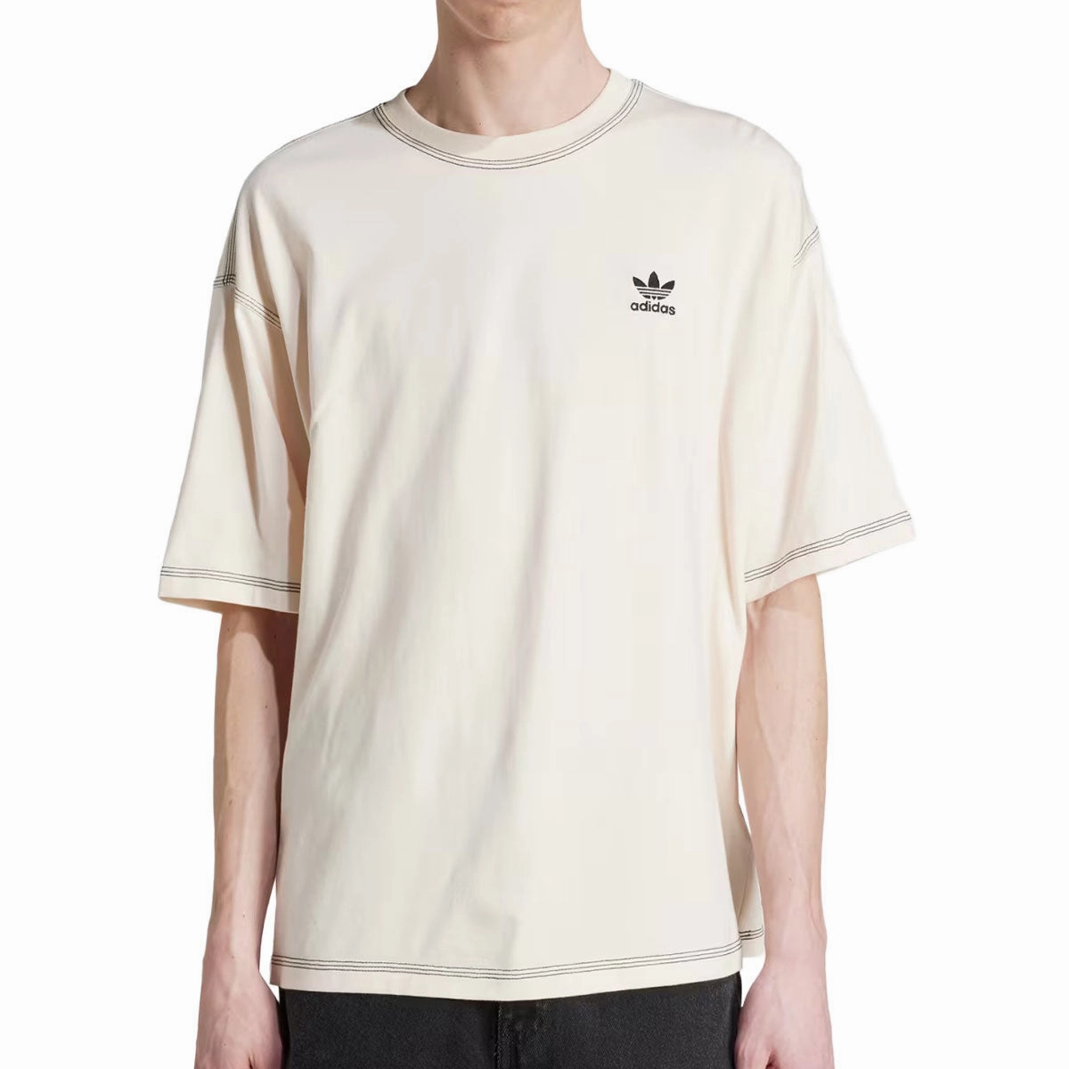 Adidas Essentials T-Shirt - Wonder White Classic Layering