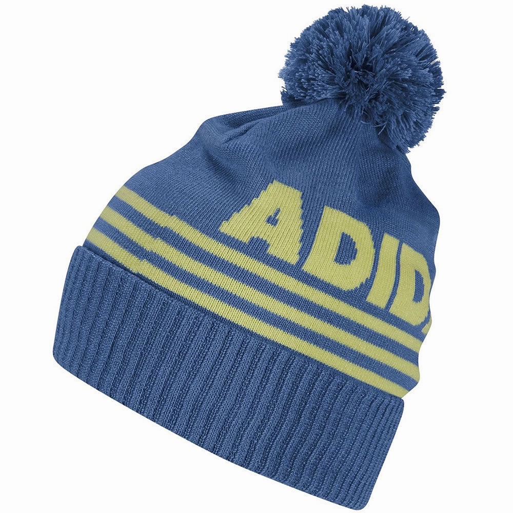 adidas Font Beanie Hat - Focus Blue Sleek Option Creative Look