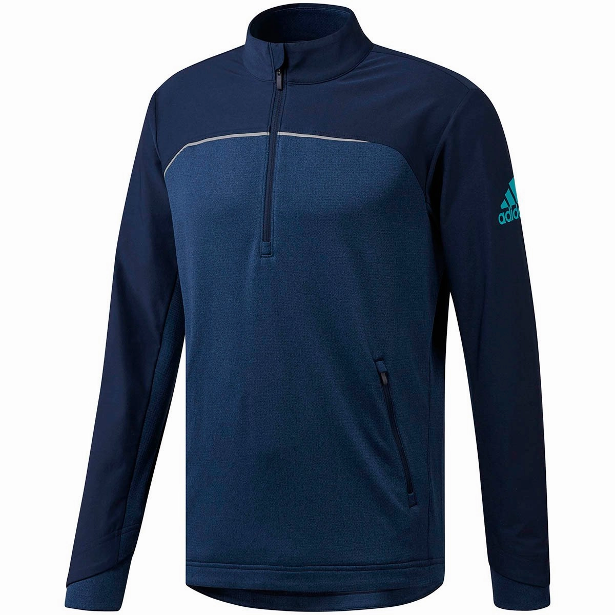 adidas Go-To 1/4 Zip Sweater - Navy simple design