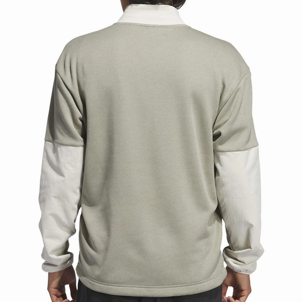 adidas Go-To DWR Hybrid 1/2 Zip Pullover - Silver Pebble/Alumina Warm Layers
