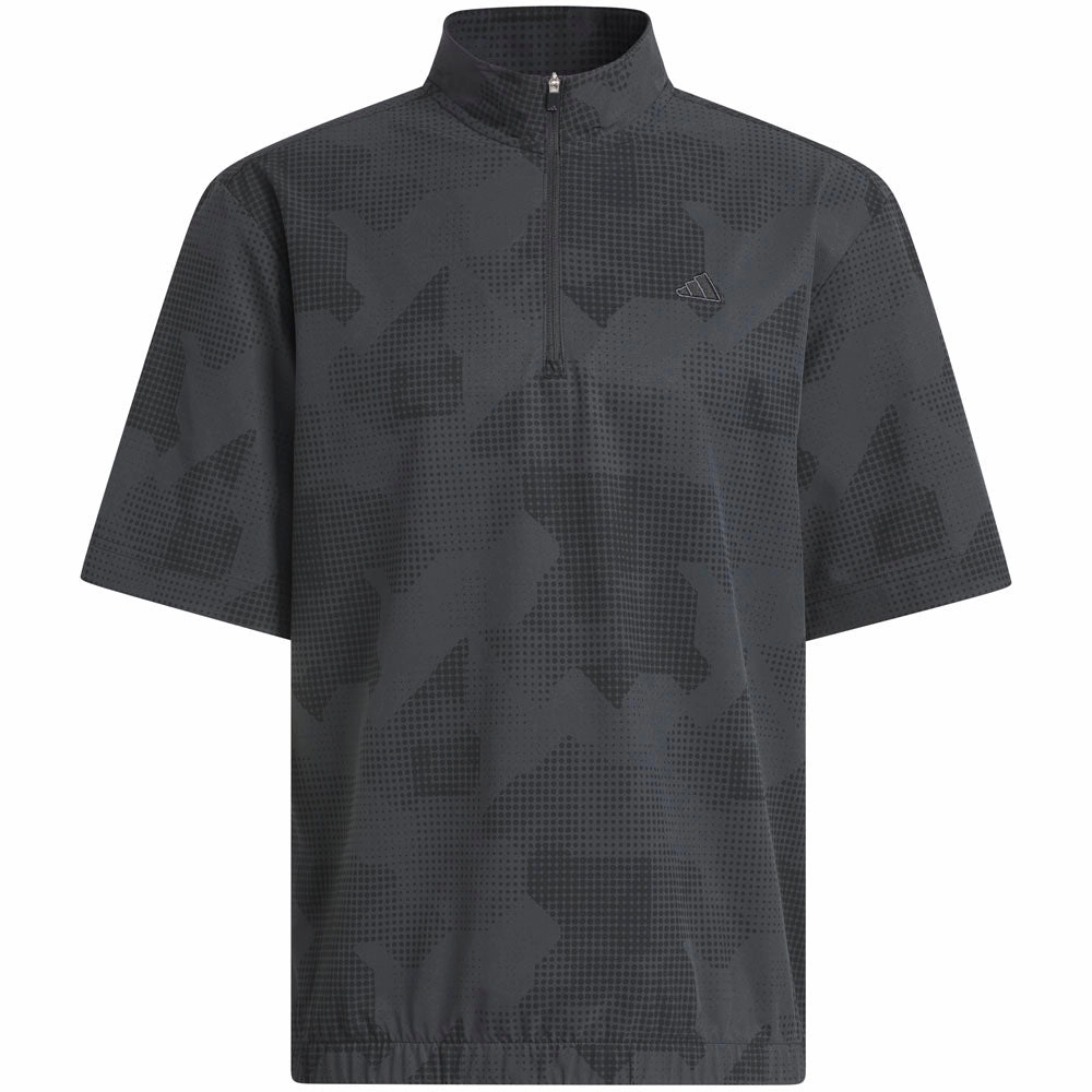 Seasonal Layer adidas Go-To Dwr Short Sleeve 1/2 Zip Pullover - Black
