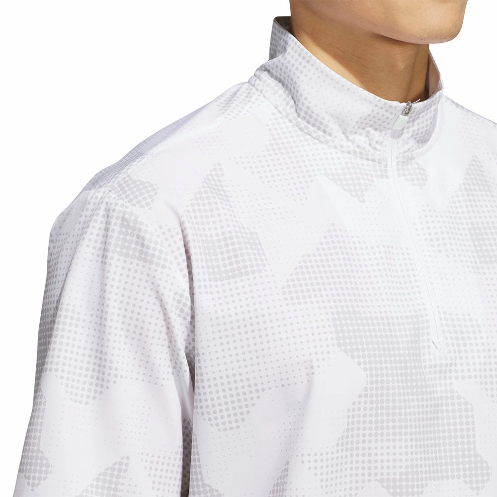 adidas Go-To Dwr Short Sleeve 1/2 Zip Pullover - White product inventory Comfy Hoodie