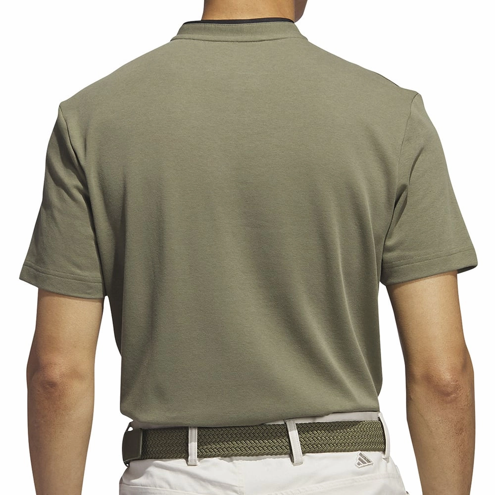 NonIrritatingTags adidas Go-To Henley Polo Shirt - Olive Strata