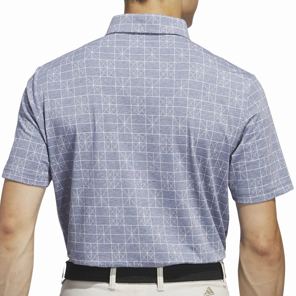 adidas Go-To Novelty Polo Shirt - Preloved Ink Teenager fashion Abstract print