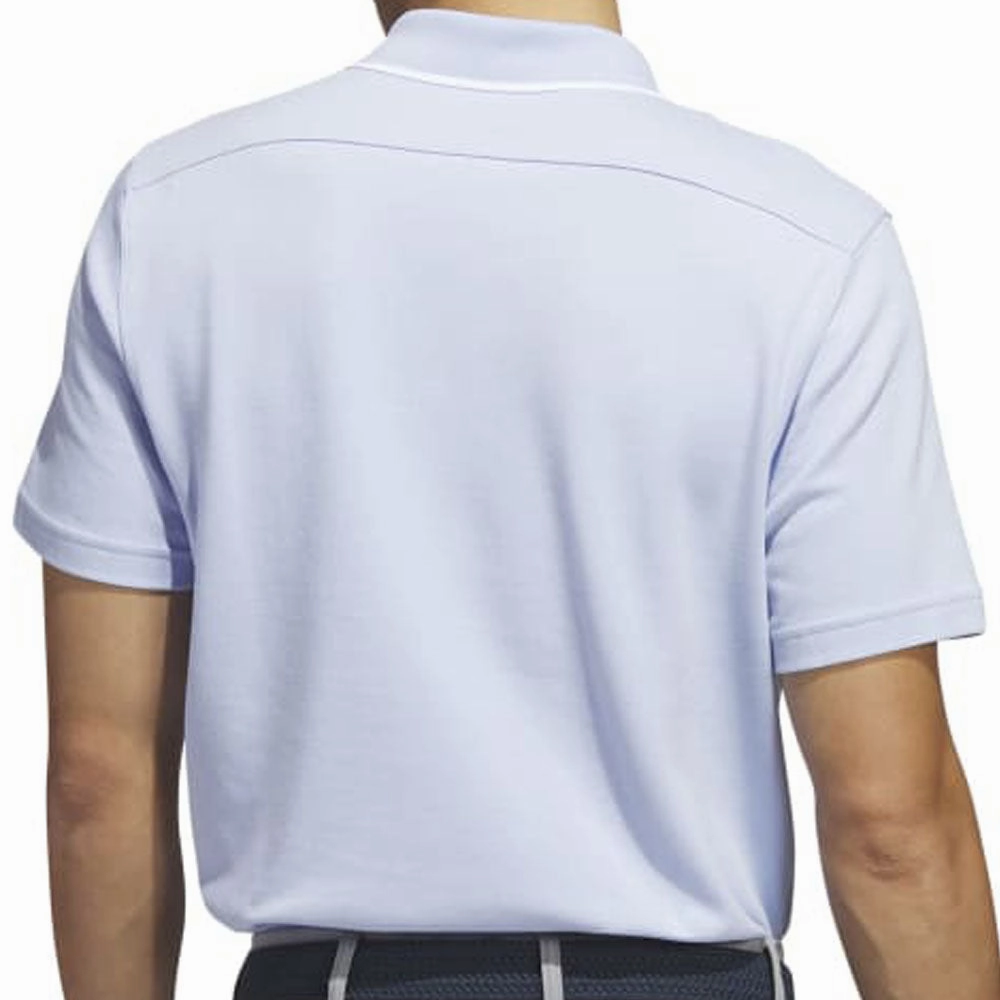 adidas Go-To Pique Polo Shirt - Blue Dawn Abrasion Resistant Fabric