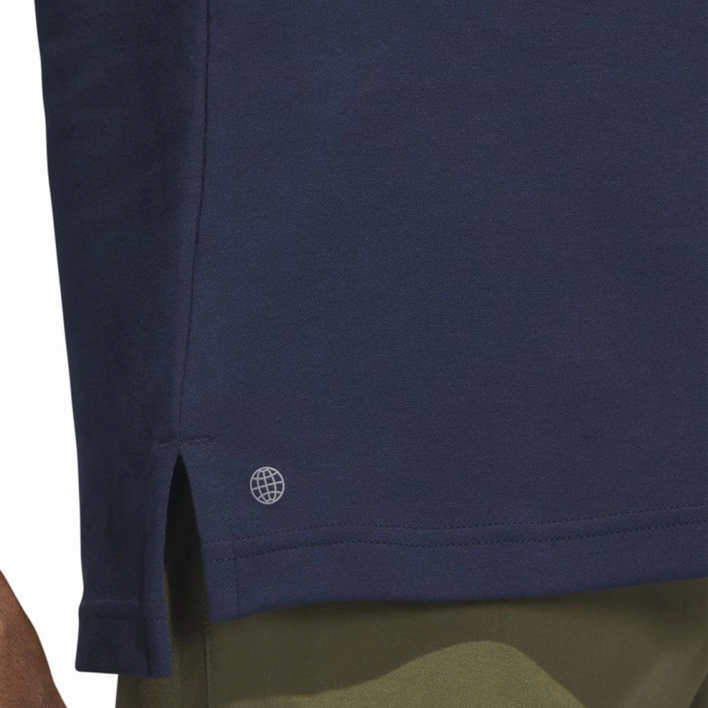 Cross Grain Knit Anti microbial coating adidas Go-To Pique Polo Shirt - Collegiate Navy