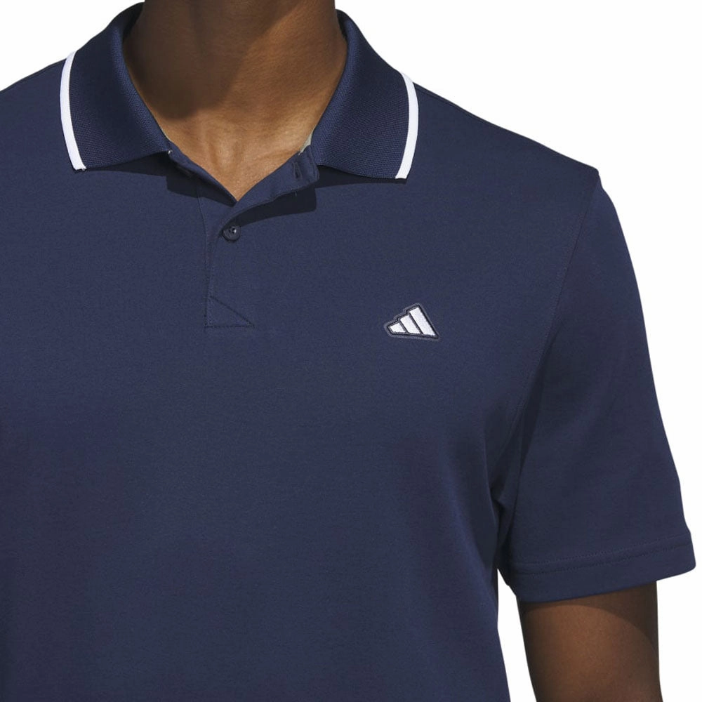 cotton material EcoFriendlyDyes adidas Go-To Pique Polo Shirt - Collegiate Navy