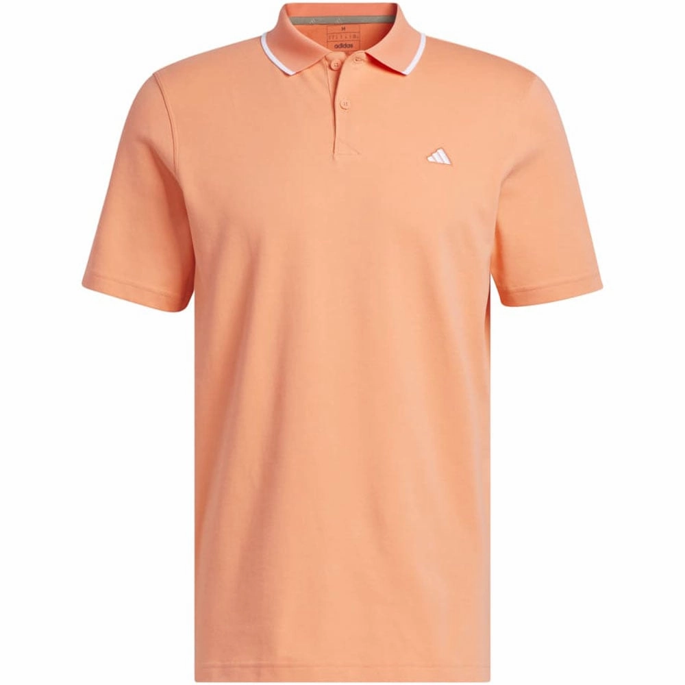 adidas Go-To Pique Polo Shirt - Coral Fusion Flattering Shape Everyday Look Wear