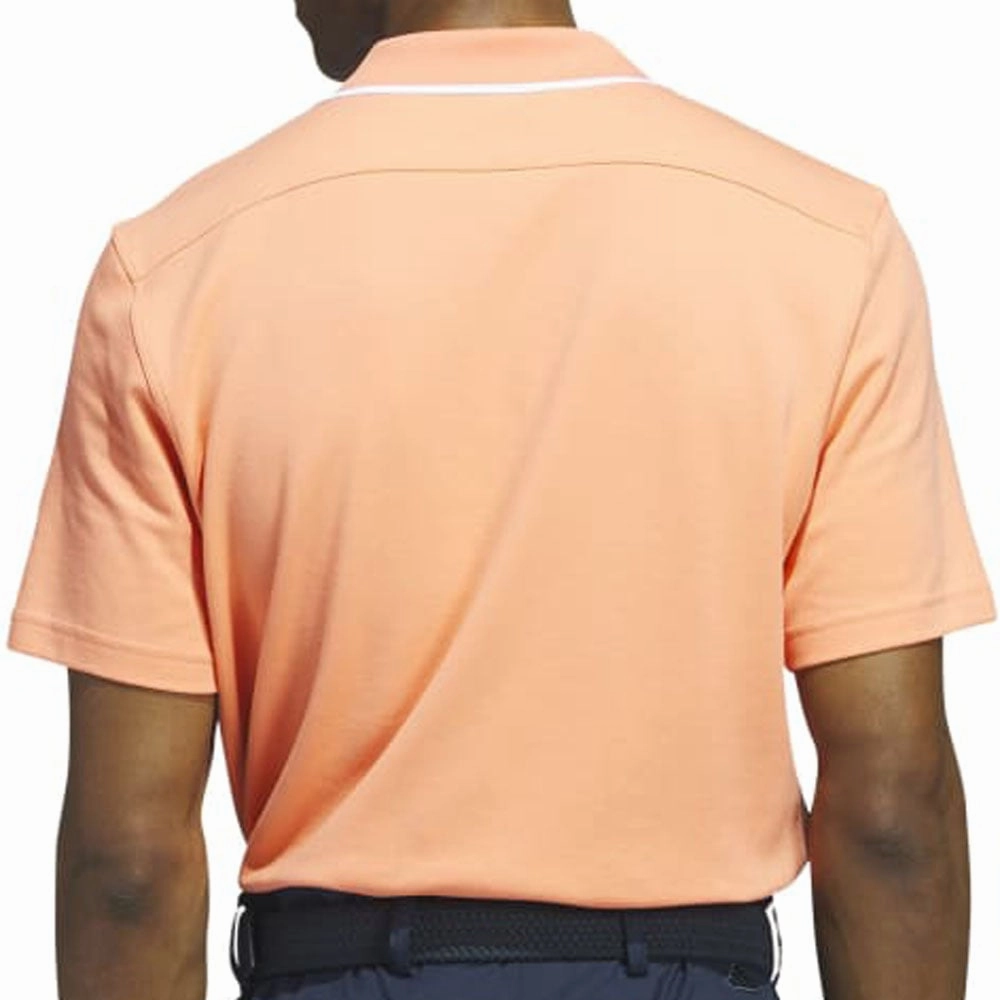 Street Comfort adidas Go-To Pique Polo Shirt - Coral Fusion