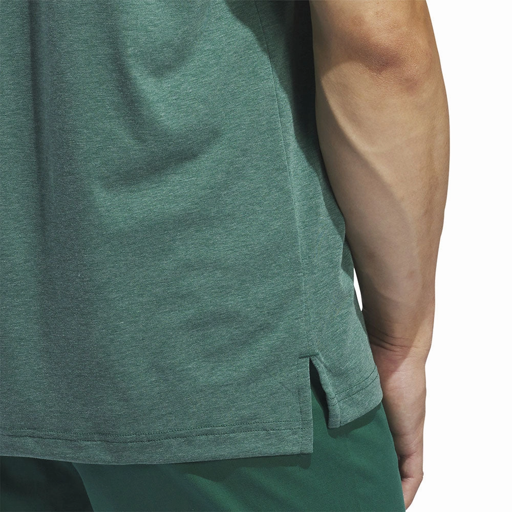 adidas Go-To Polo Shirt - Colleg. Green Mel. Camping attire