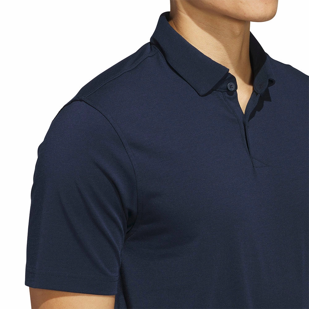 Layering Options Cross Grain Knit adidas Go-To Polo Shirt - Collegiate Navy
