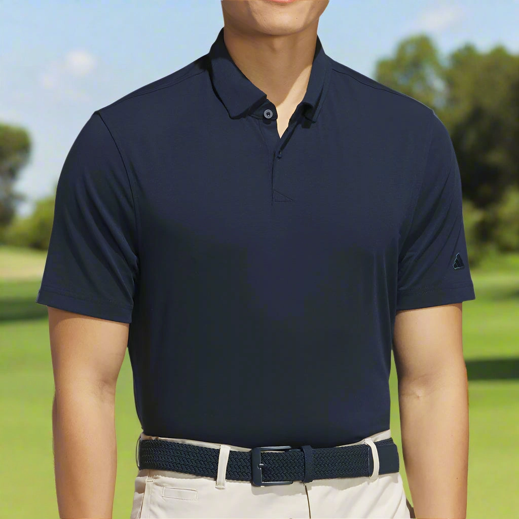 adidas Go-To Polo Shirt - Collegiate Navy Bohemian DoubleStitched Seams