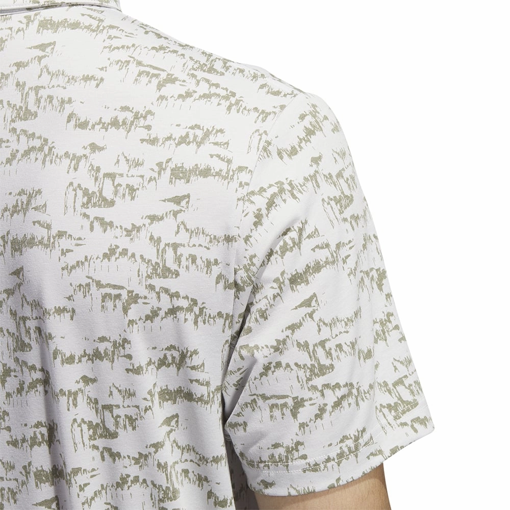 Perfect Layer Wear adidas Go-To Print Polo Shirt - White