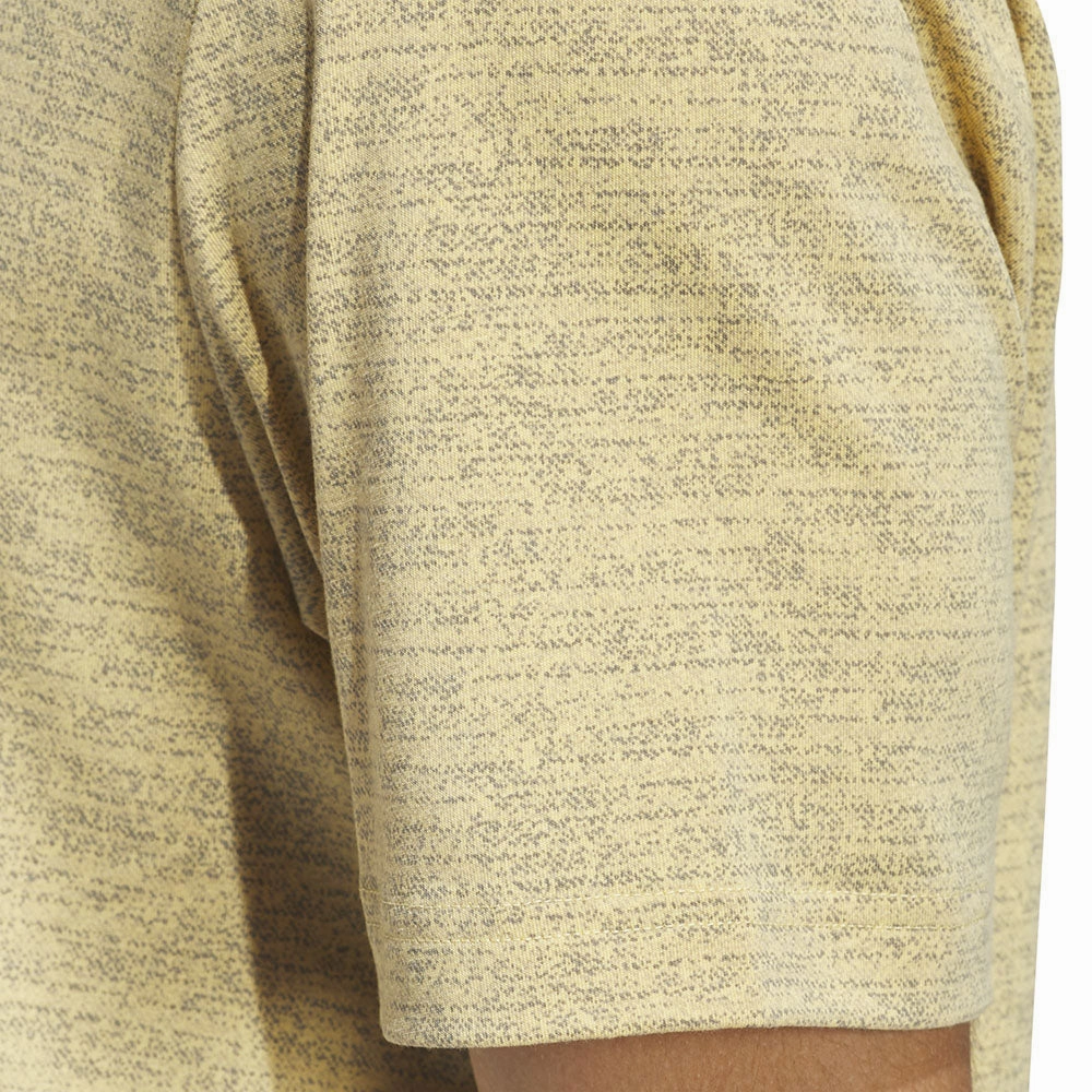 adidas Go-To Printed Polo Shirt - Oat Mel Basic Wardrobe Piece
