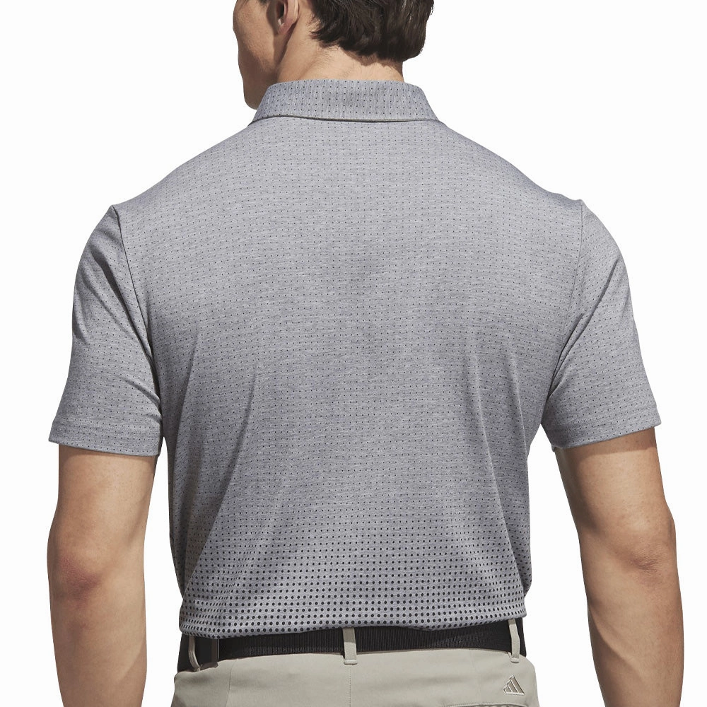 Minimal Style Trend HighThreadCount adidas Go-to Rise Print Polo Shirt - Carbon