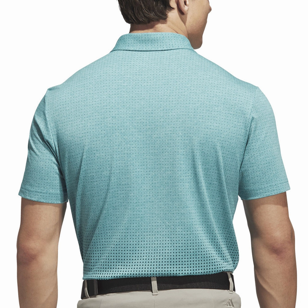 Layering Options HeatResistantMaterial adidas Go-to Rise Print Polo Shirt - Pure Teal