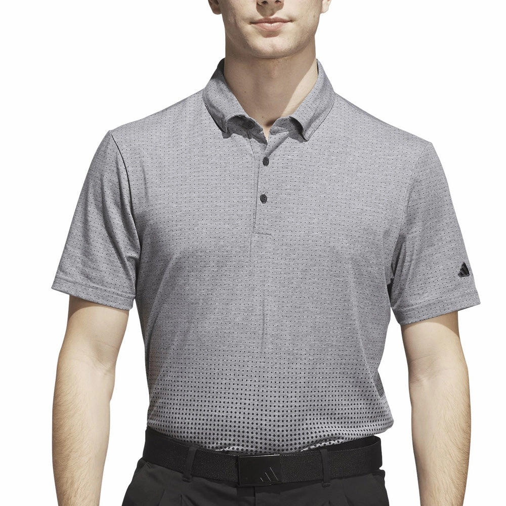 UVProtectionFinish Outdoor Wear adidas Go-to Rise Print Sleeve Logo Polo Shirt - Carbon