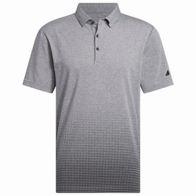 Breathable and Comfortable adidas Go-to Rise Print Sleeve Logo Polo Shirt - Carbon