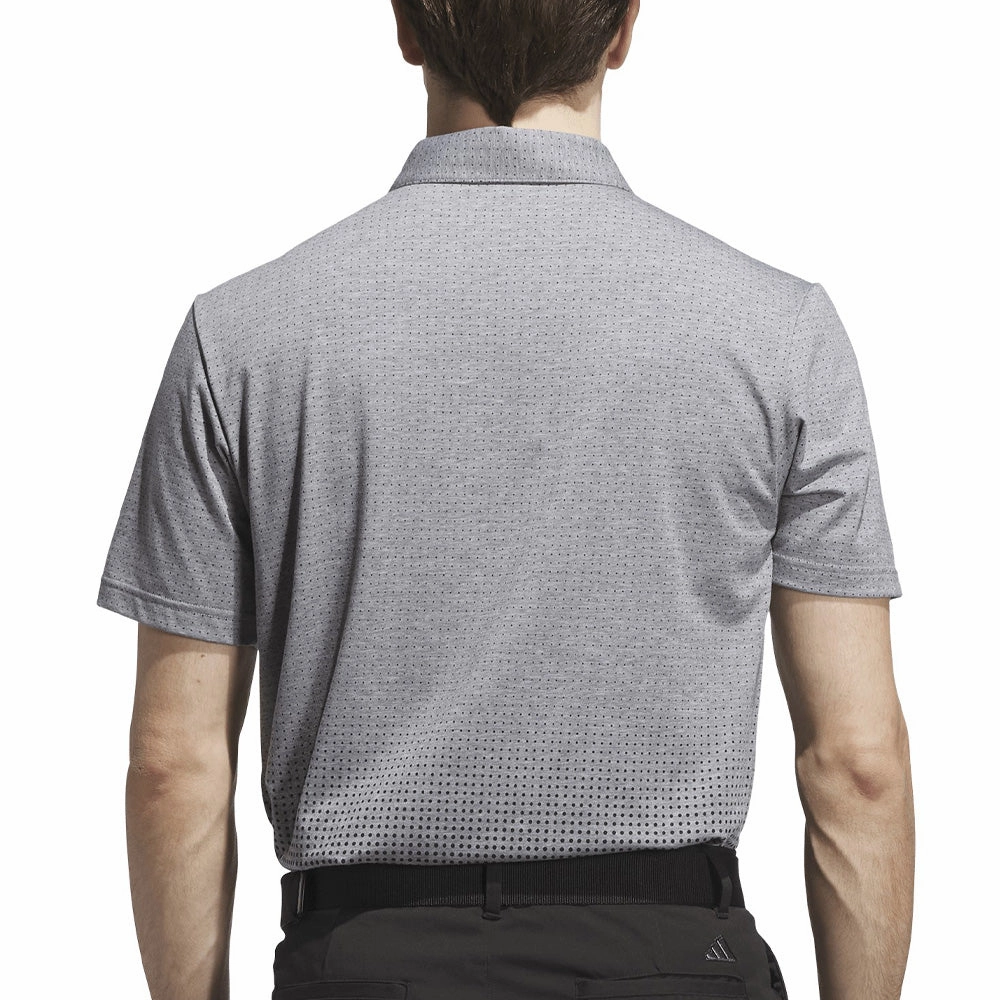adidas Go-to Rise Print Sleeve Logo Polo Shirt - Carbon Yoga class