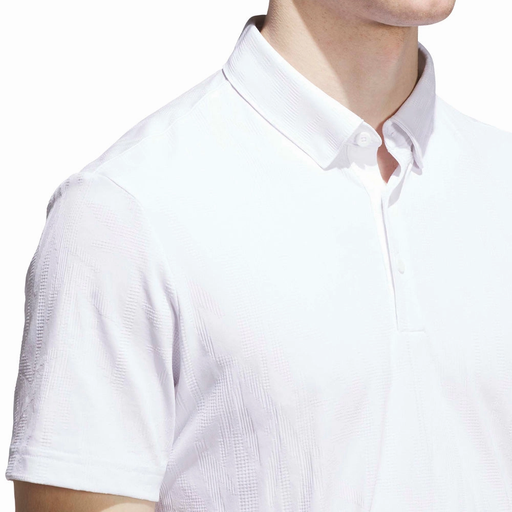 adidas Go-to Textured Polo Shirt - White Casual Wear