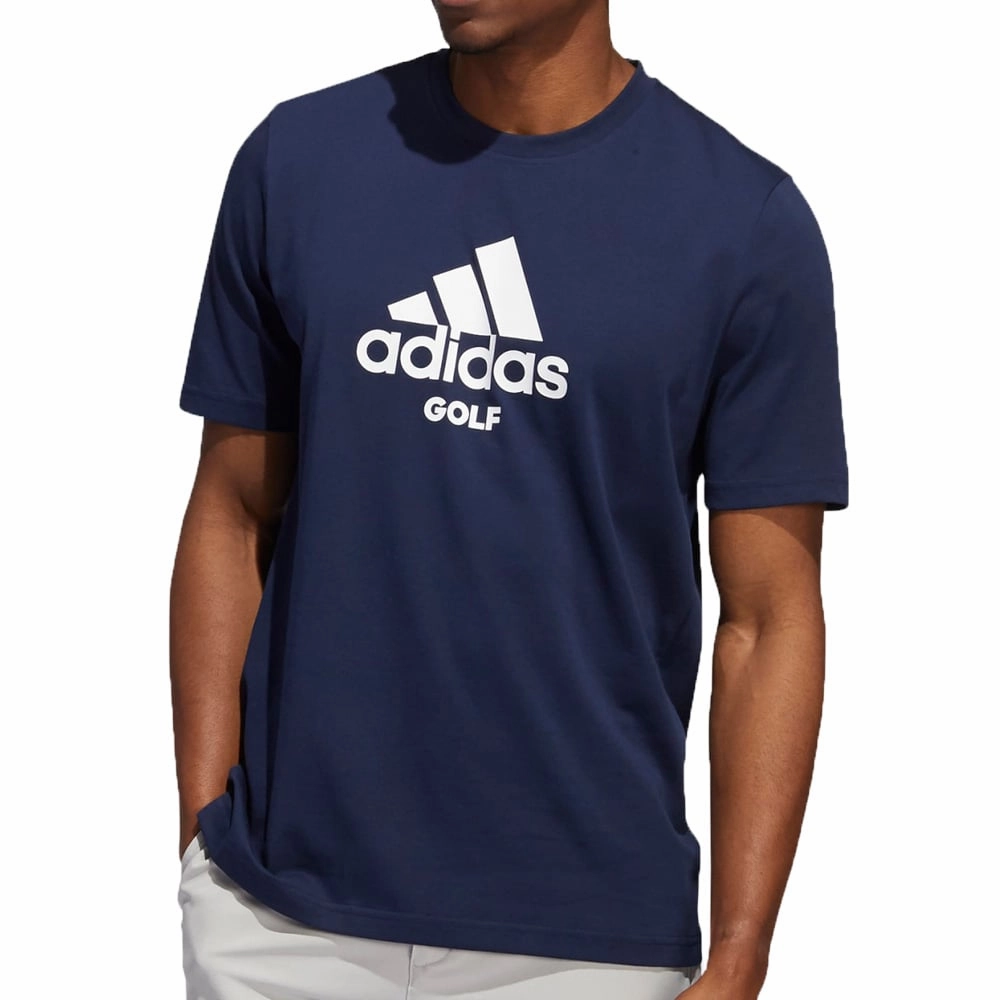 Simple Style LayeredHemDetails adidas Golf T-Shirt - Collegiate Navy